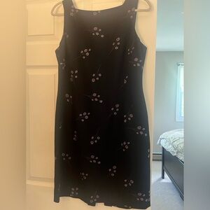 Jones New York Black Sheath Mini Dress